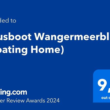 Hausboot Wangermeerblick Шилліг Екстер'єр фото